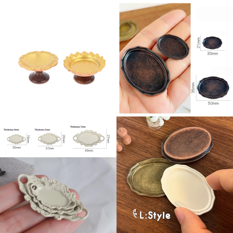 Diapering - 1/12 Dollhouse Simulation Cake Pastry Tray