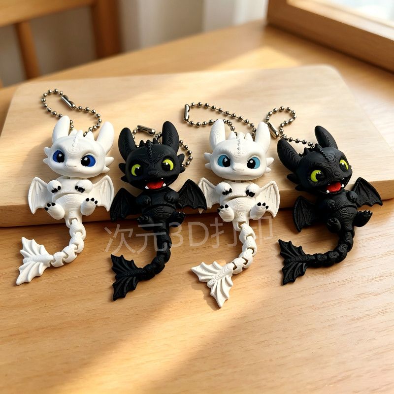 Toothless Keychain 3D Printed  - Baby Gear ulasan dan harga