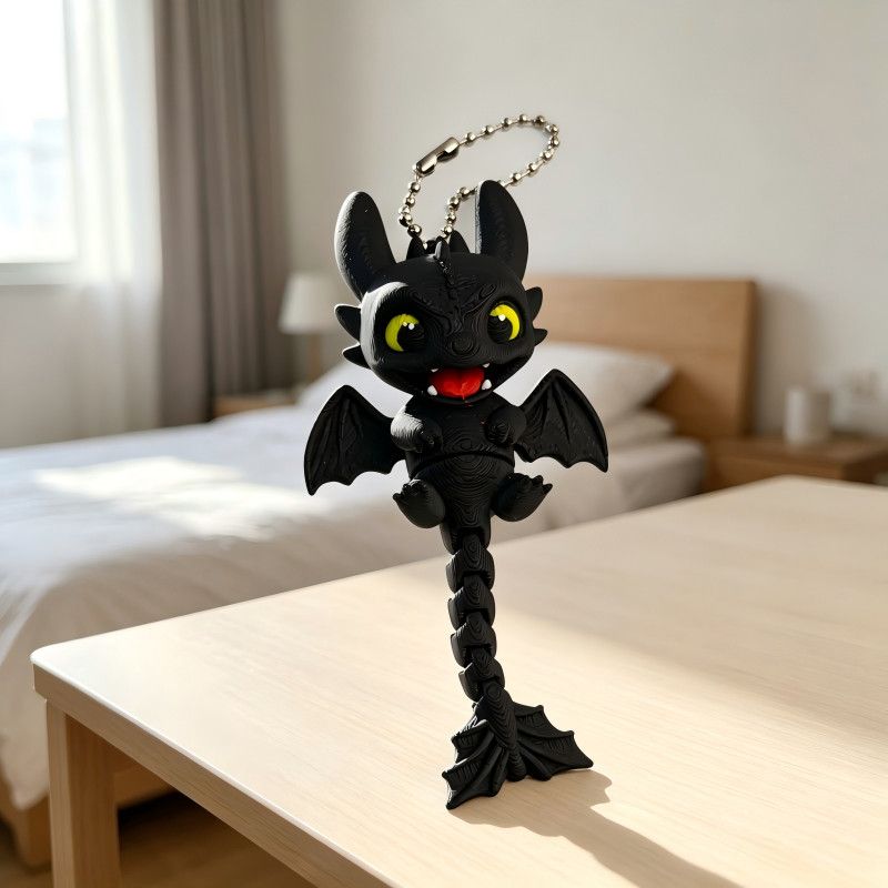 Toothless Keychain 3D Printed  - Baby Gear ulasan dan harga