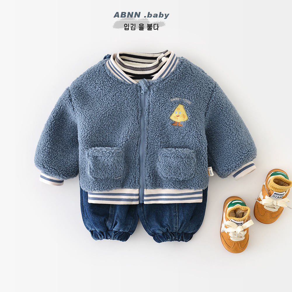 Infant Girls Cotton Padded Jac - Toddler Boy Winter Fleece Jacket ulasan dan harga