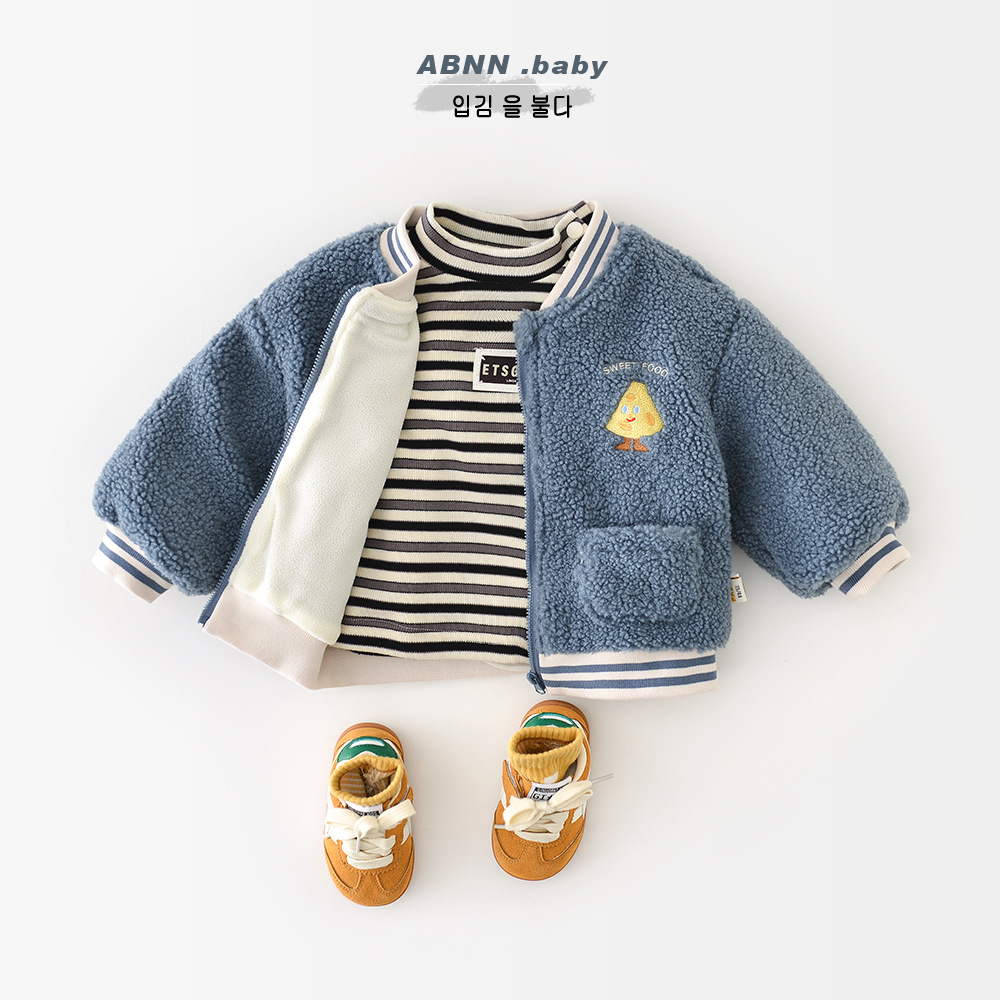 Infant Girls Cotton Padded Jac - Toddler Boy Winter Fleece Jacket ulasan dan harga