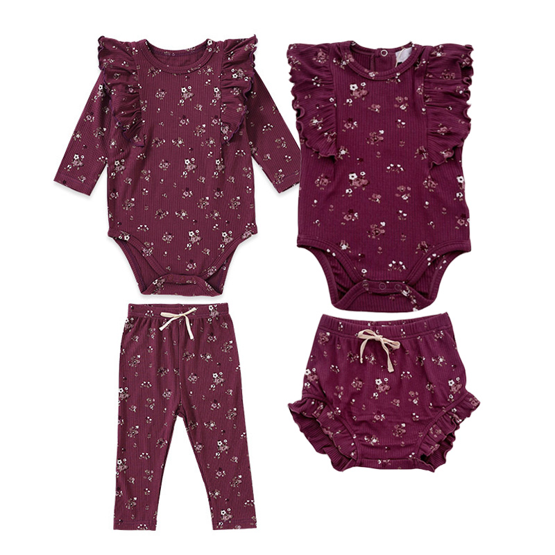 0-24M Newborn Baby Girl Clothe - Newborn Baby Girl Romper Floral ulasan dan harga