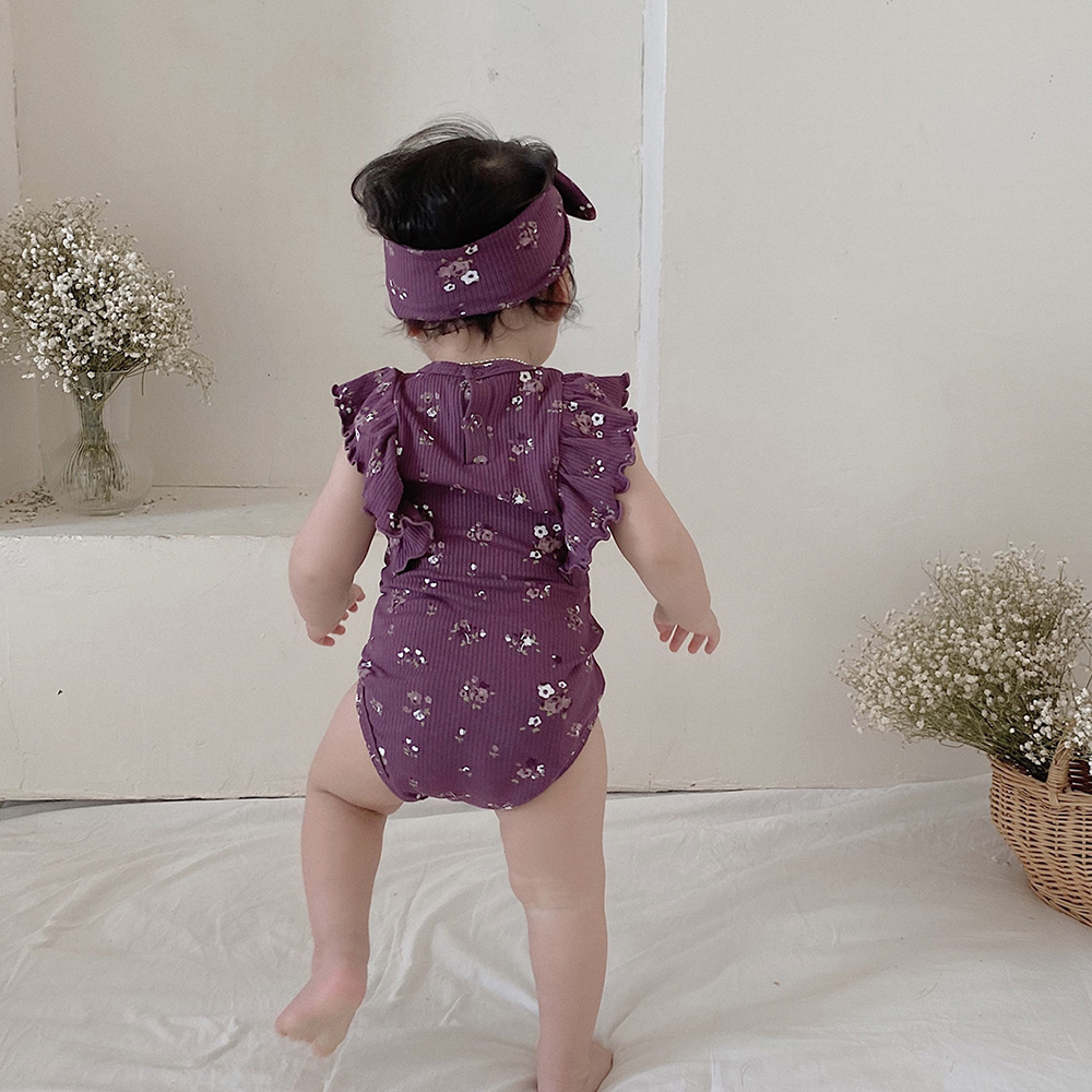 0-24M Newborn Baby Girl Clothe - Newborn Baby Girl Romper Floral ulasan dan harga