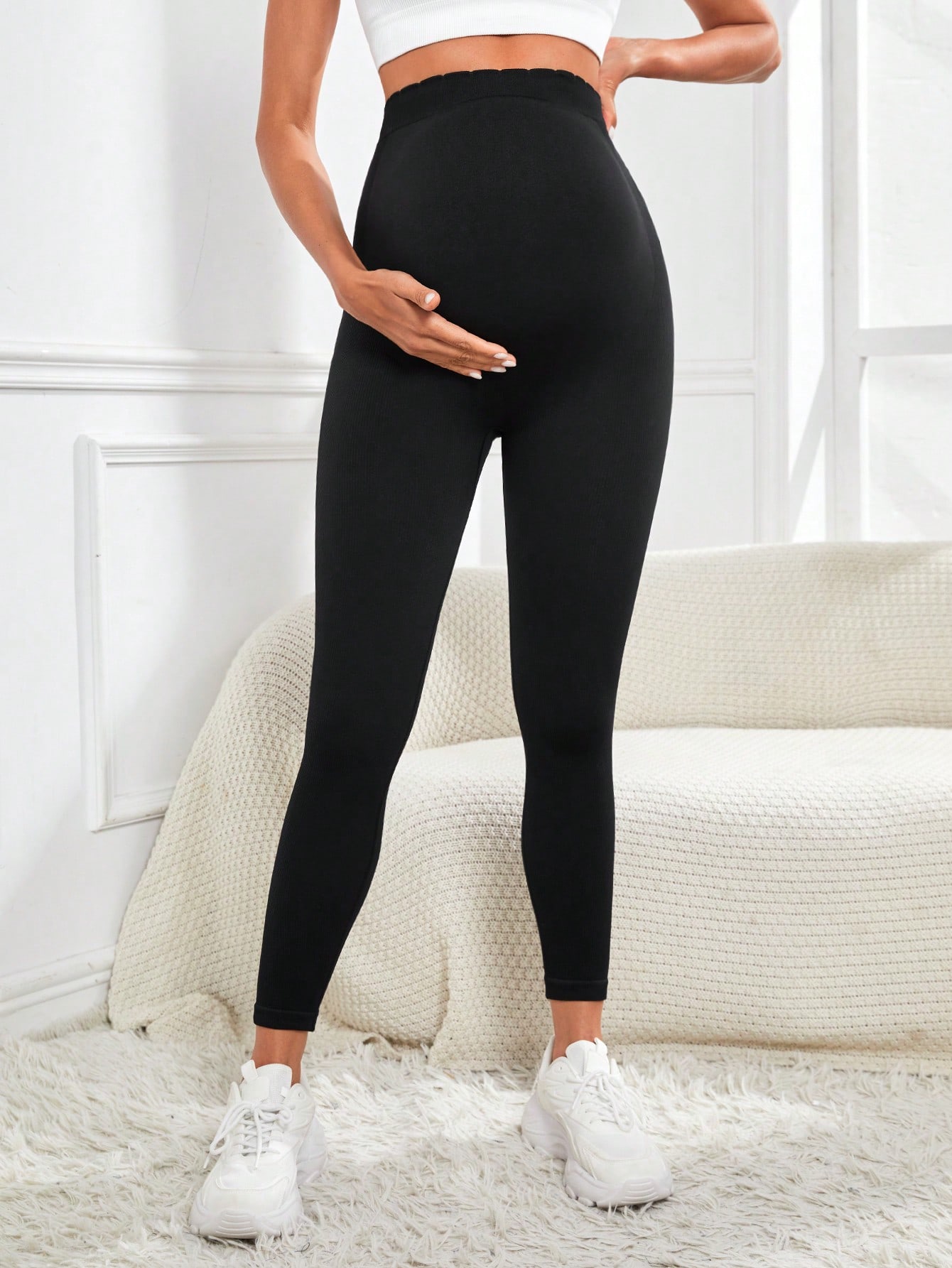 High Waist pregnancy Leggings  - Maternity Wear ulasan dan harga
