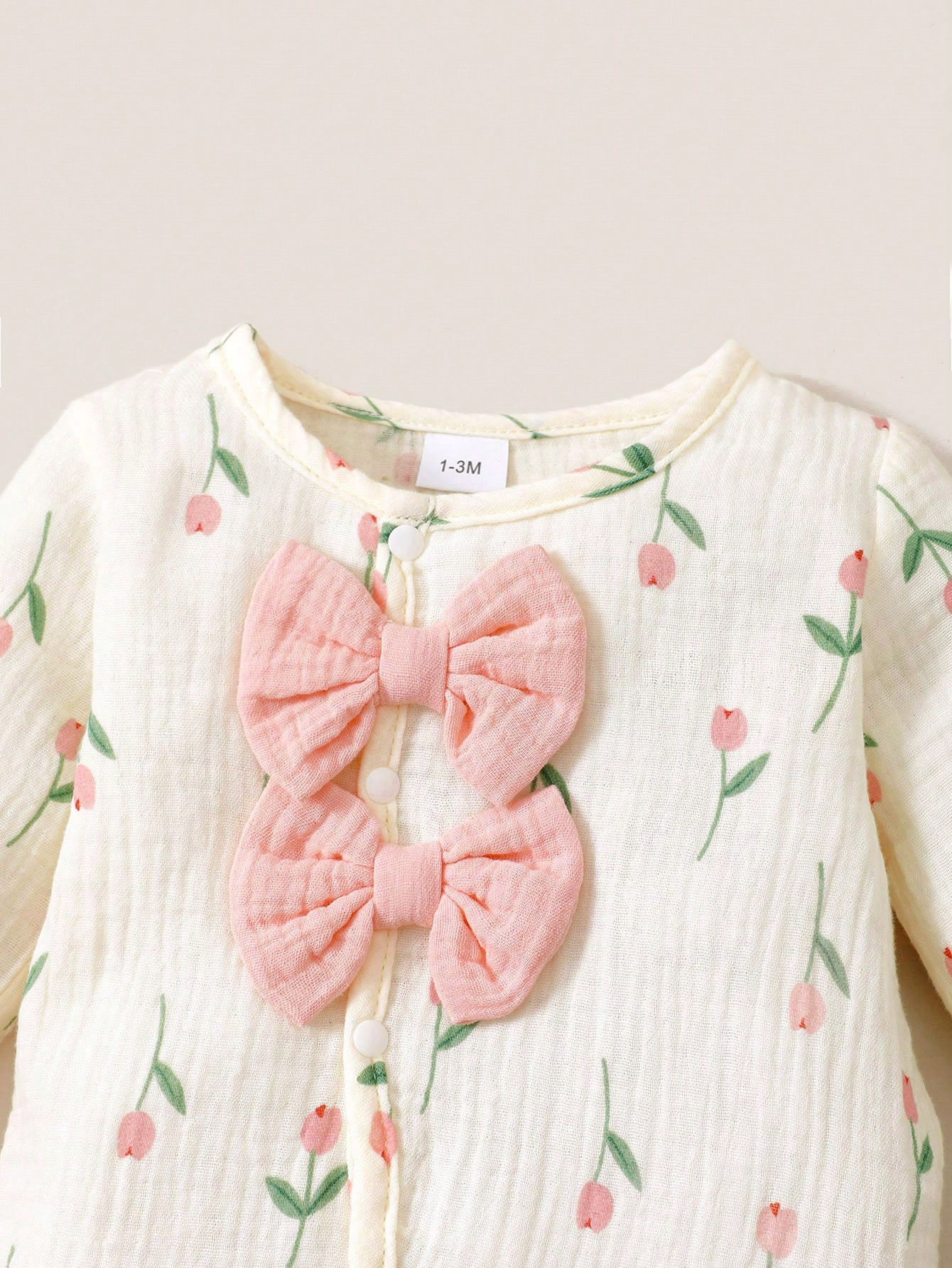 Baby Girl Spring and Autumn Lo - Newborn Baby Girl Romper Floral ulasan dan harga