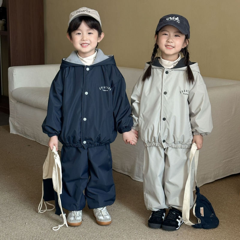 Boy Girl Hood 2piece Set Baby  - Toddler Boy Winter Fleece Jacket ulasan dan harga
