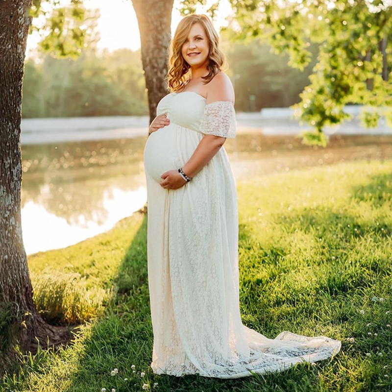 Pregnant Women Off Shoulder Ru - Maternity Wear ulasan dan harga