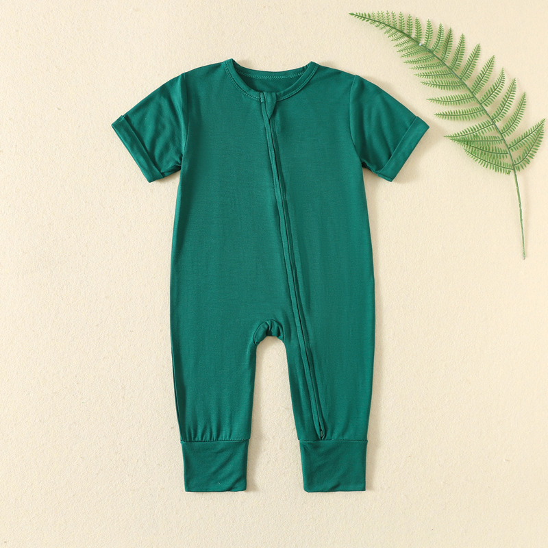 Somenie INS Style Baby Bamboo  - Cotton Baby Onesies Zipper ulasan dan harga