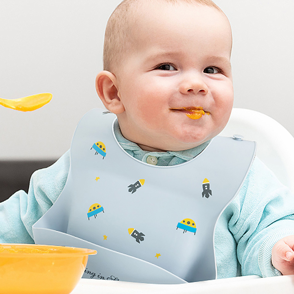 Baby Bibs Waterproof Soft Sili - Waterproof Baby Bibs Silicone ulasan dan harga