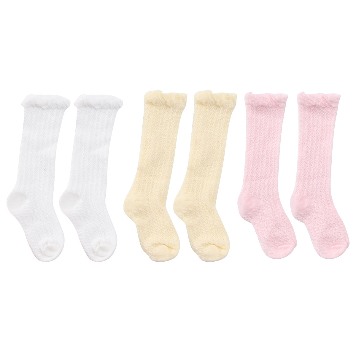 3Pairs Anti-Mosquito Long Sock - Unisex Baby Socks Non Slip ulasan dan harga
