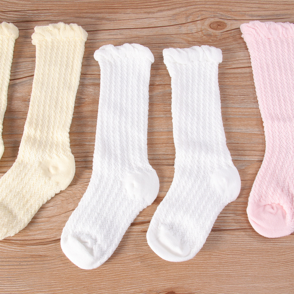 3Pairs Anti-Mosquito Long Sock - Unisex Baby Socks Non Slip ulasan dan harga